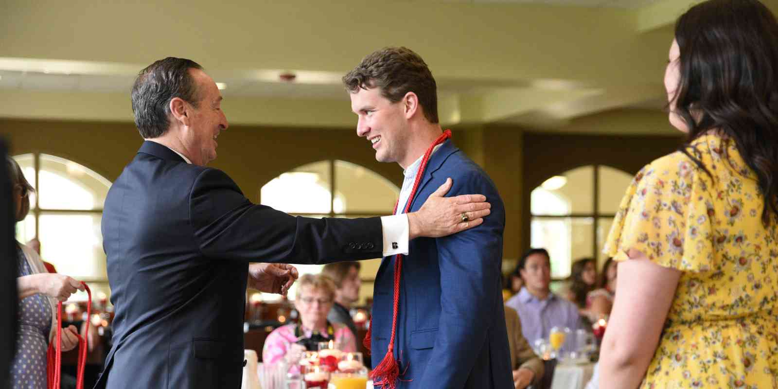 Coley O'Connor with President Minnis.